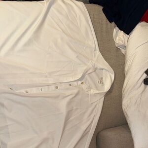 Chico's Men/Women White Casual Button-Down Shirt